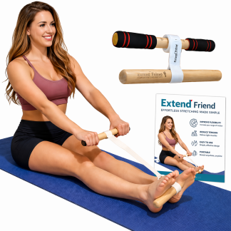 Extend Friend Full-Body Stretching Device with Adjustable Yoga Strap for Flexibility, Mobility & Muscle Recovery