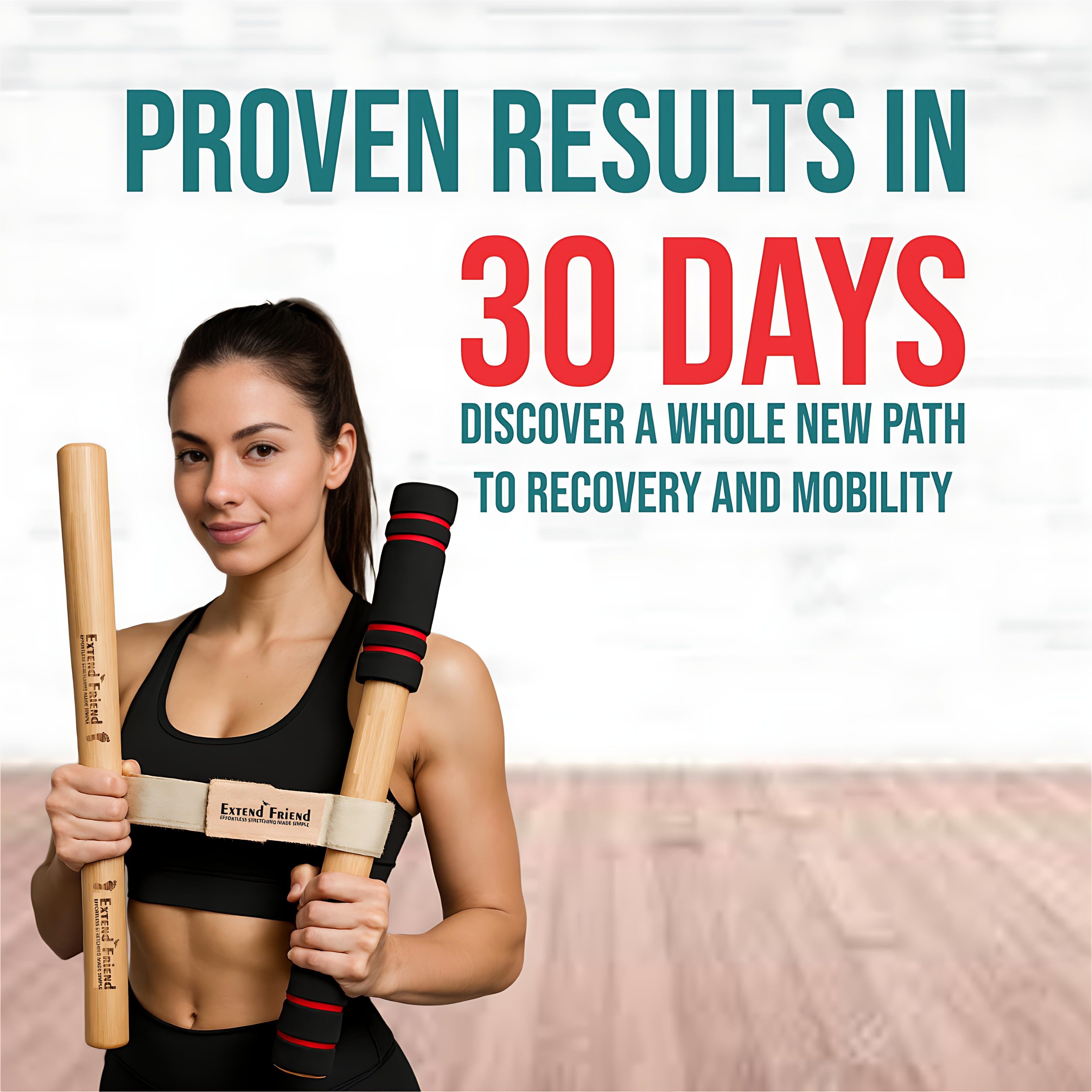 Extend Friend Full-Body Stretching Device with Adjustable Yoga Strap for Flexibility, Mobility & Muscle Recovery - Image 6