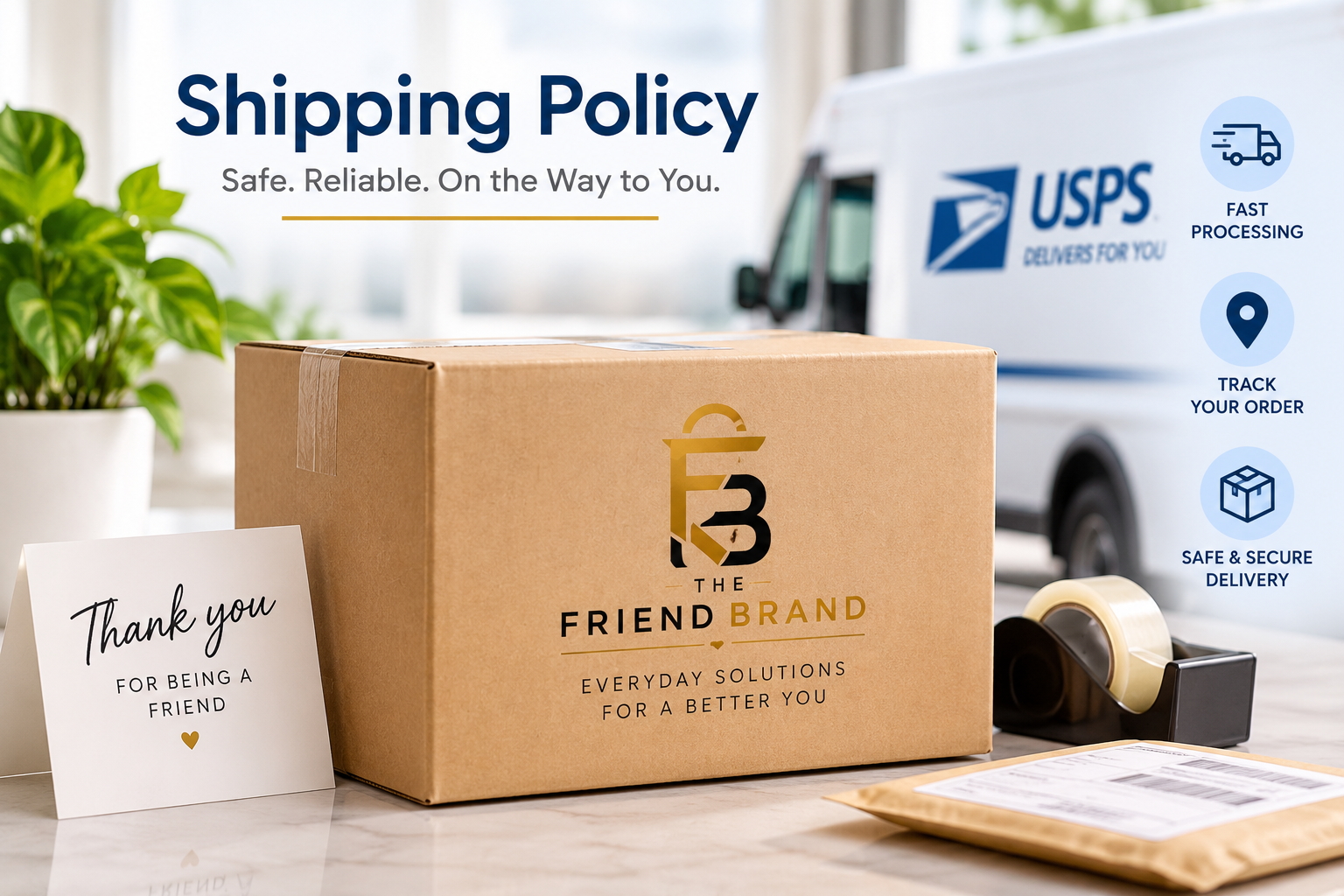 The Friend Brand Shipping Policy
